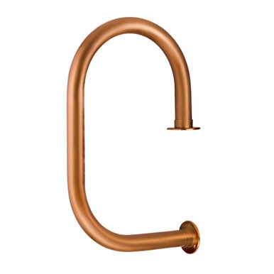 Kegworks Classic Service Bar Rail - Sunset Copper - 2" OD