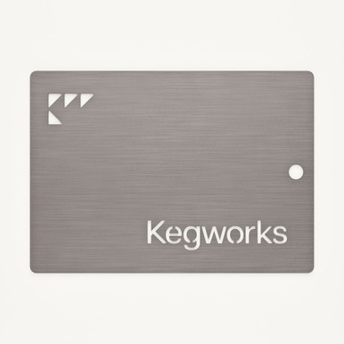 KegWorks Pewter Sample Chip