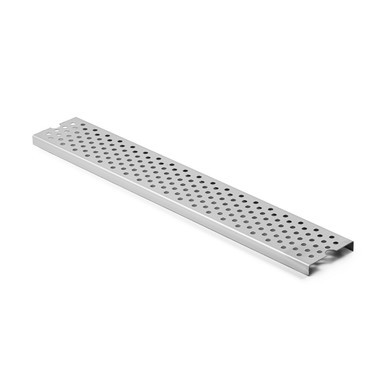 Perforated Drip Tray for Double Hem Drink Rail