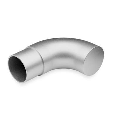 Radius End Cap - Brushed Stainless Steel -  1.5" OD