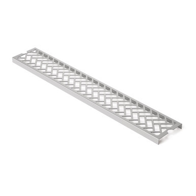 Premium Herringbone Drip Tray for Double Hem Drink Rail  - 23-7/8"