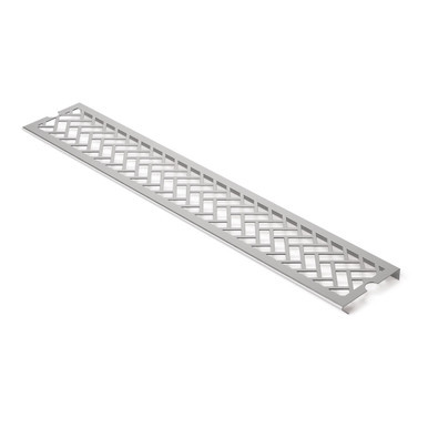 Premium Herringbone Drip Tray for Sloped Drink Rail  - 47-7/8"