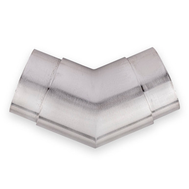 Flush Angle Fitting 135(45) Degree - Brushed Stainless Steel - 2" OD