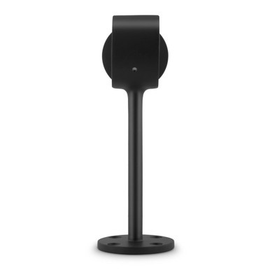 90 deg. Post Foot Rail Bracket - Matte Black - 2" OD