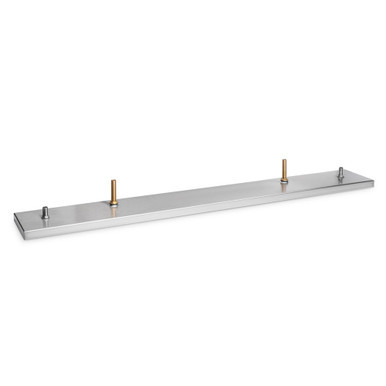 8" Wide Drip Tray With Dual Glass Rinsers