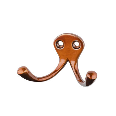 Bar Face Purse & Coat Hook - Double - Sunset Copper