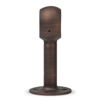 Rounded Center Post Bracket - Antique Bronze - 2" OD
