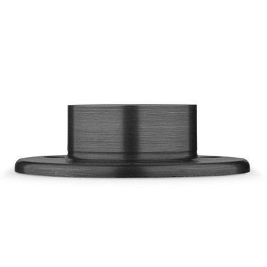 4" Wall Flange - Blackened Steel - 2" OD
