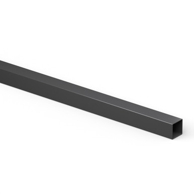 Bar Foot Rail Tubing - Gunmetal Grey - 1.5" - Square