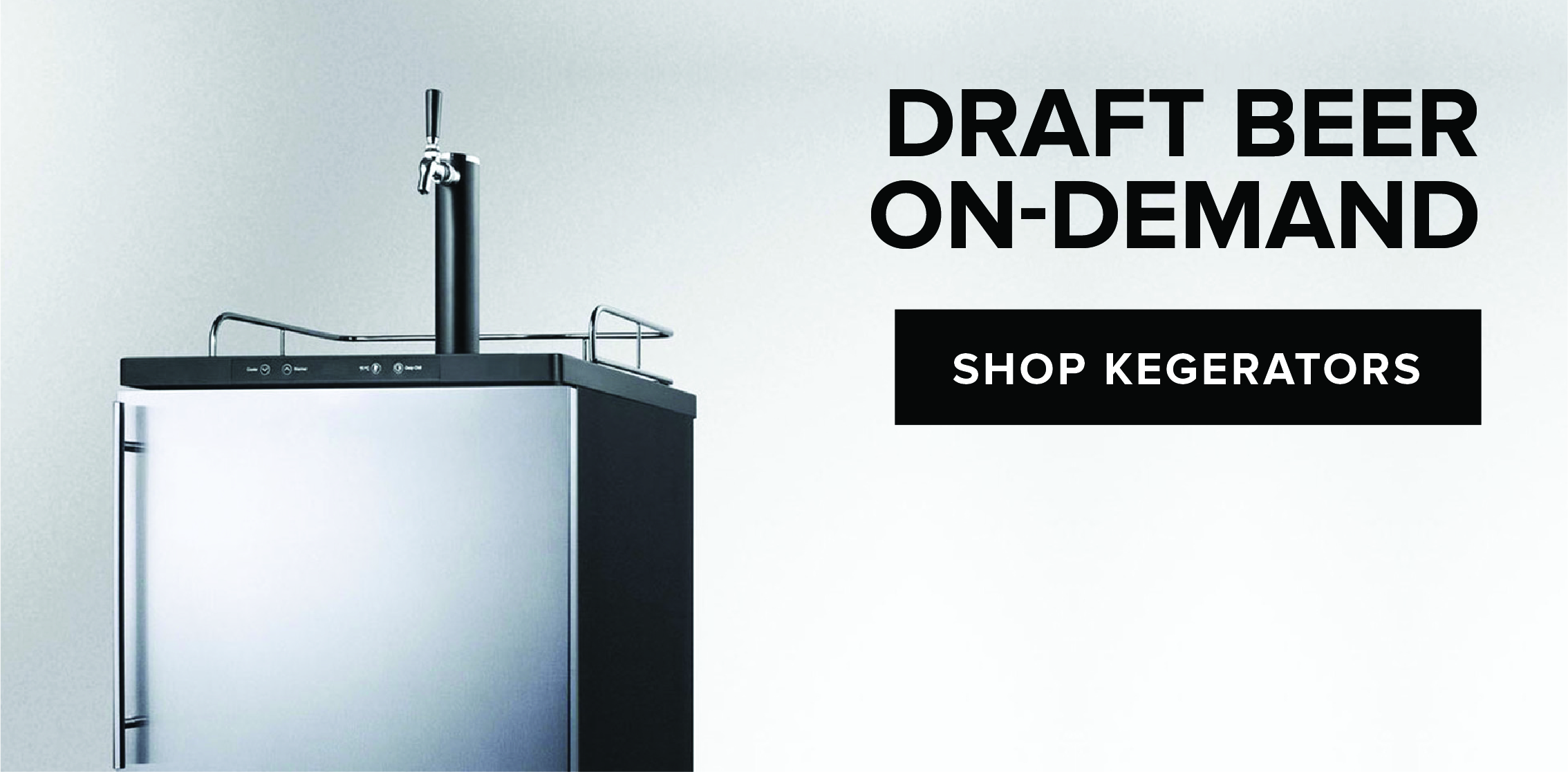 KegWorks Kegerators, Bar Accessories & Bar Foot Rails