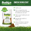 Omega Skin and Coat Chews For Dogs and Cats - 180 Soft Chews - Rich with EPA and DHA- Salmon Fish Oil - Supports Healthy Skin and Coat