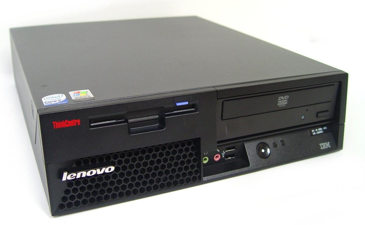 IBM Lenovo ThinkCentre 8808 SFF Core 2 Duo 1.86GHz, 3GB Ram, 160GB HDD, DVD-RW, Windows 7 Home Premium Desktop Computer