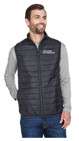 Men's Core365 Prevail Packable Puffer Vest - Black