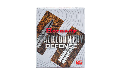 Hornady, Backcountry Defense, 9MM+P, 138 Grain, Dangerous Game Handgun Bullet, 25 Round Box