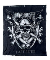 Megadeth - Last Rites B&W Test Print Backpatch Megadeth - Last Rites B&W Test Print Backpatch