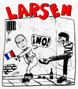 Larsen - No 13x15" Printed Backpatch