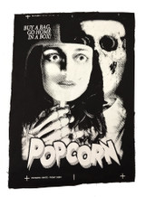 Popcorn B & W Test Print Backpatch
