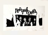 New York Dolls White Test Print Backpatch New York Dolls White Test Print Backpatch