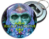Mastodon 2.25" Metal Bottle Opener Keychain