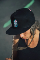 Milk Black Snapback Hat Milk Black Snapback Hat