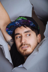 Tryppy Black Snapback Hat