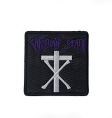 Christian Death - Square Purple Logo 3x3" Embroidered Patch