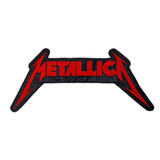 Metal - Red Logo 11" Embroidered Backpatch