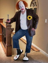 Black & White Clown Shoe with Stars