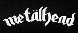 Metalhead - Logo 7x3" Printed Patch