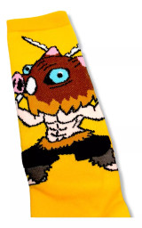 Demon Slayer - Inosuke Hashibira Yellow Unisex Socks