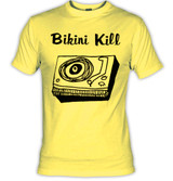Bikini Kill - Turntable Yellow Unisex T-Shirt