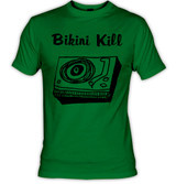 Bikini Kill - Turntable Green Unisex T-Shirt