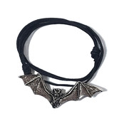 Bat with Spread Wings Cord Necklace