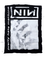 NIN - Pretty Hate Machine B&W Test Print Backpatch