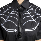 Kreepsville 666 - Bat Black Bolo Western Tie