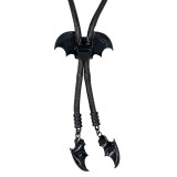 Kreepsville 666 - Bat Black Bolo Western Tie