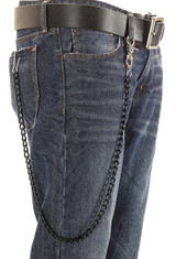 Regular Black 18" Wallet Chain