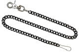 Regular Black 18" Wallet Chain