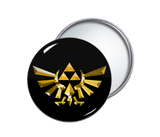 The Legend of Zelda - Triforce Round Pocket Mirror The Legend of Zelda - Triforce Round Pocket Mirror
