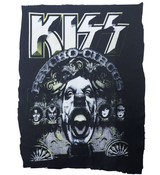 Kiss - Psycho Circus B&W Test Print Backpatch