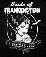 Bride of Frankenstein - Monster Love 4x5" Printed Patch Bride of Frankenstein - Monster Love 4x5" Printed Patch