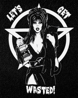 Elvira - Let's Get Wasted 4x5" Printed Patch