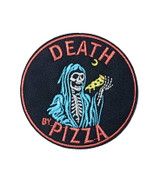 Death by Pizza Grim Reaper 3" Embroidered Patch