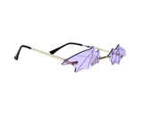 Lilac Bat Shaped Sunglasses