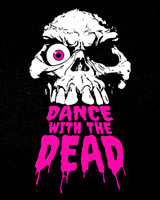 Dance with the Dead - Skull 4x5" Color Patch