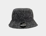 Dark Grey Relaxed Paisley Bucket Hat