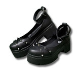 Goth Lolita Spiked Platform Heels