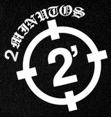 2 Minutos - Logo 12x12" Printed Backpatch
