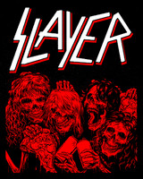 Slayer - Pizza Party 4x4" Color Patch