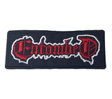 Entombed - Red Logo 5x3" Embroidered Patch